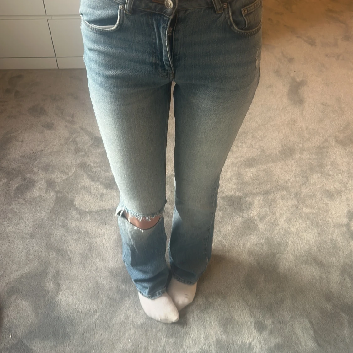 Ljusblå bootcut jeans från g perfect jeans