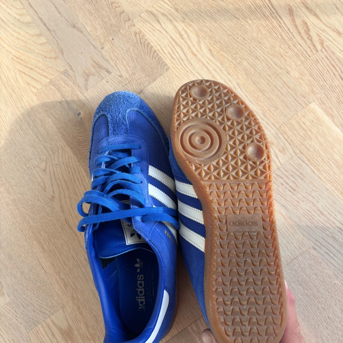 Blå Adidas Samba sneakers strl 42 - 4