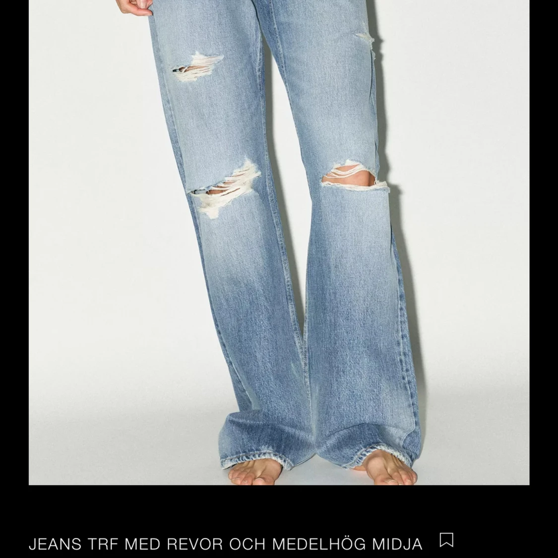 Ljusblå Wide jeans - 3