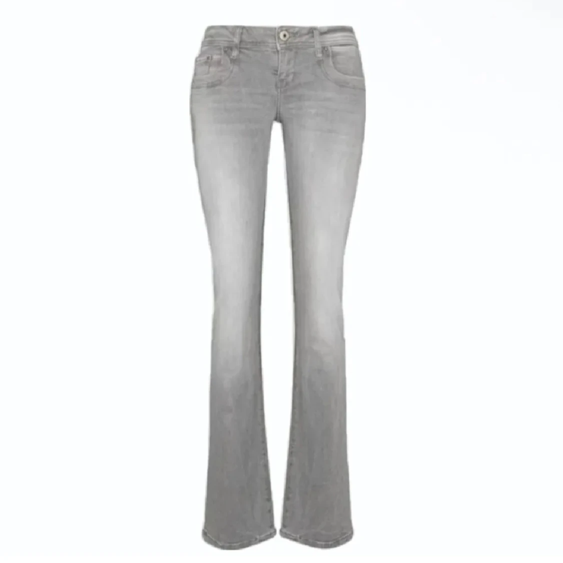 Grå bootcut jeans