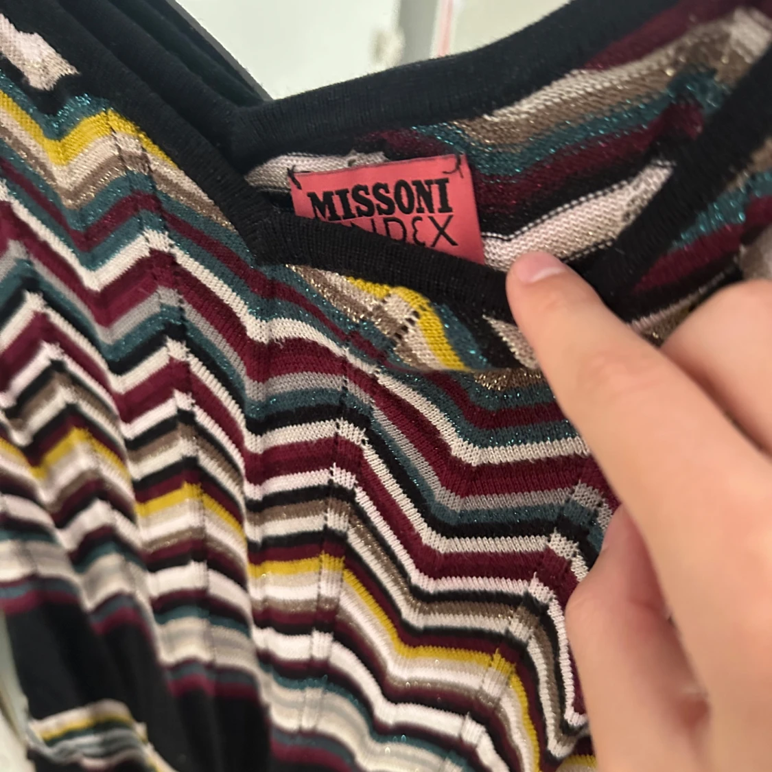 Missoni zigzag mönstrad linnetopp - 1