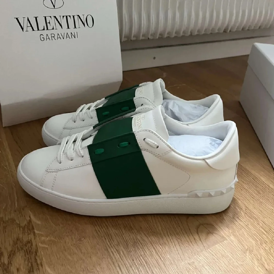 Valentino Garavani Open sneakers vit/grön - 3