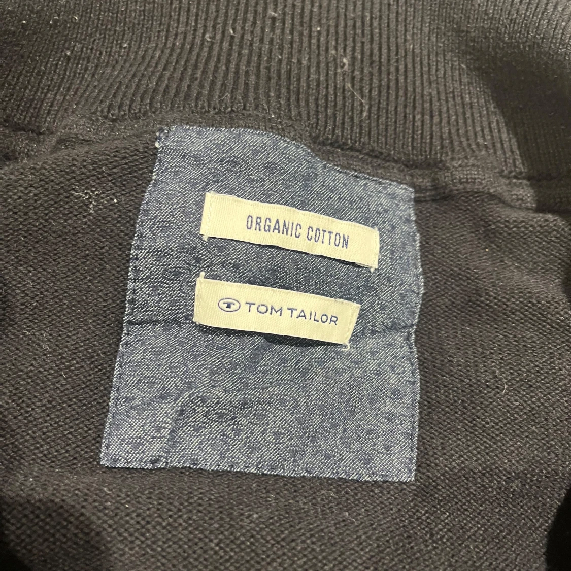 Svart stickad tröja från Tom Tailor - 1