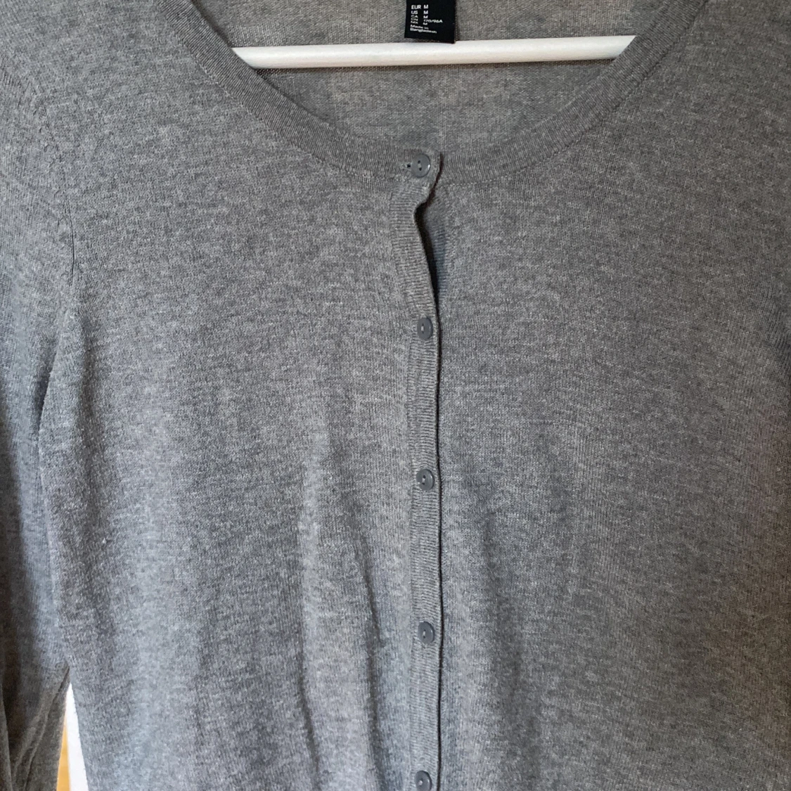 Grå kofta från H&M Basic, storlek M - 2