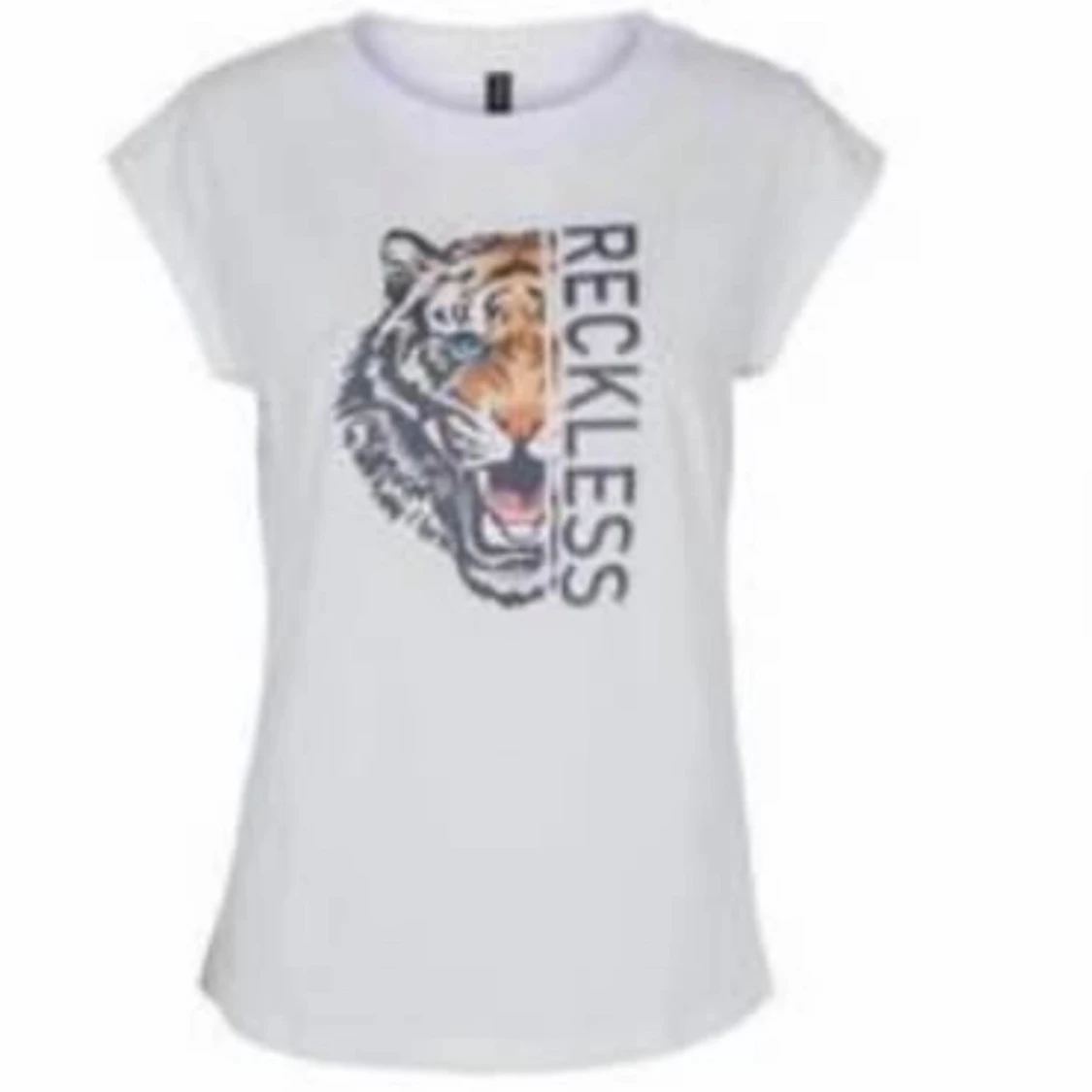 Vit t-shirt PREPAIR med tigertryck - 3