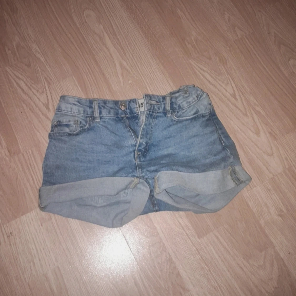 Blå jeansshorts från 157 - 1