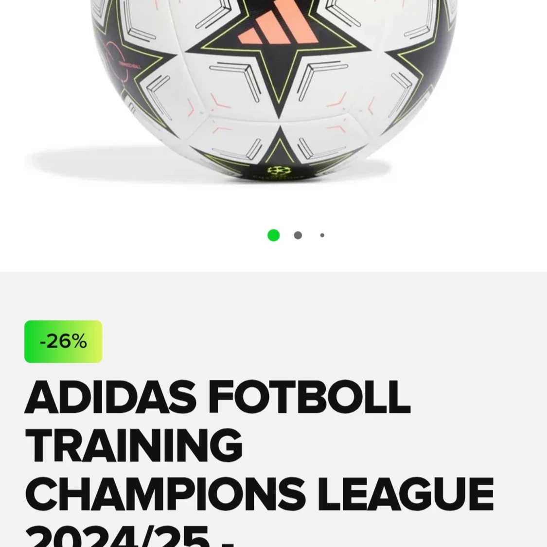 Champions league träningsboll  - 1