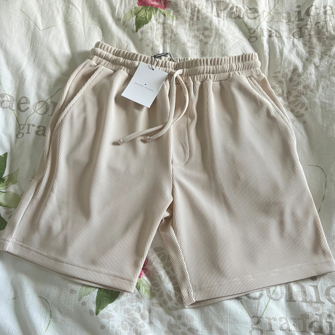 Beige ribbade shorts Brand Island xs/s