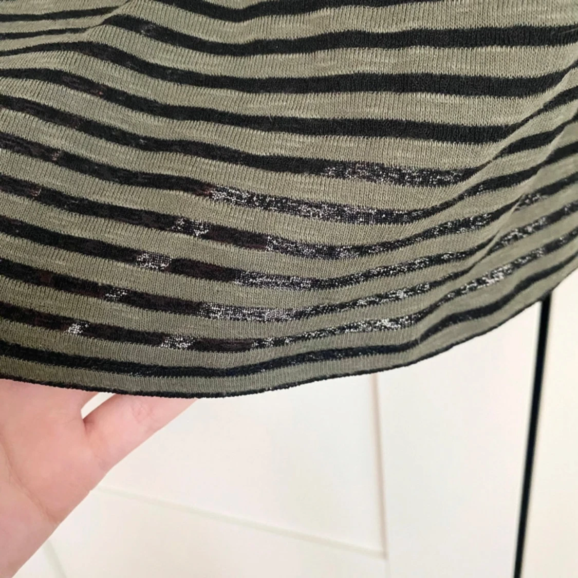 Randig långärmad topp från Lindex - 4