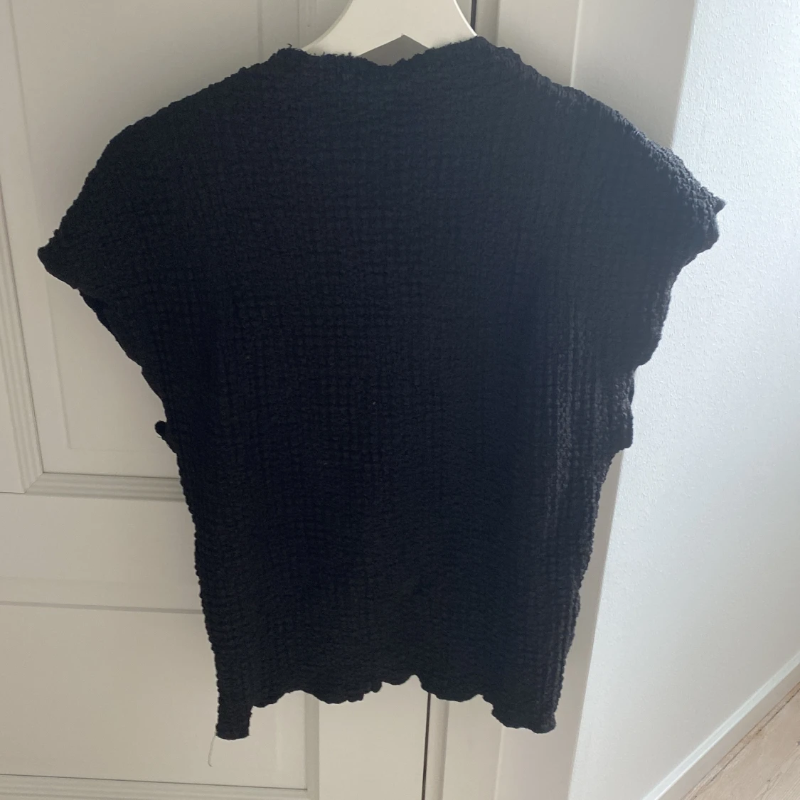 Svart stickad topp från Zara