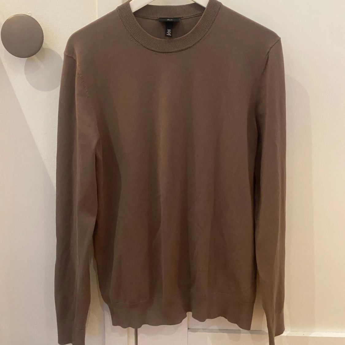 Brun bomullströja från H&M