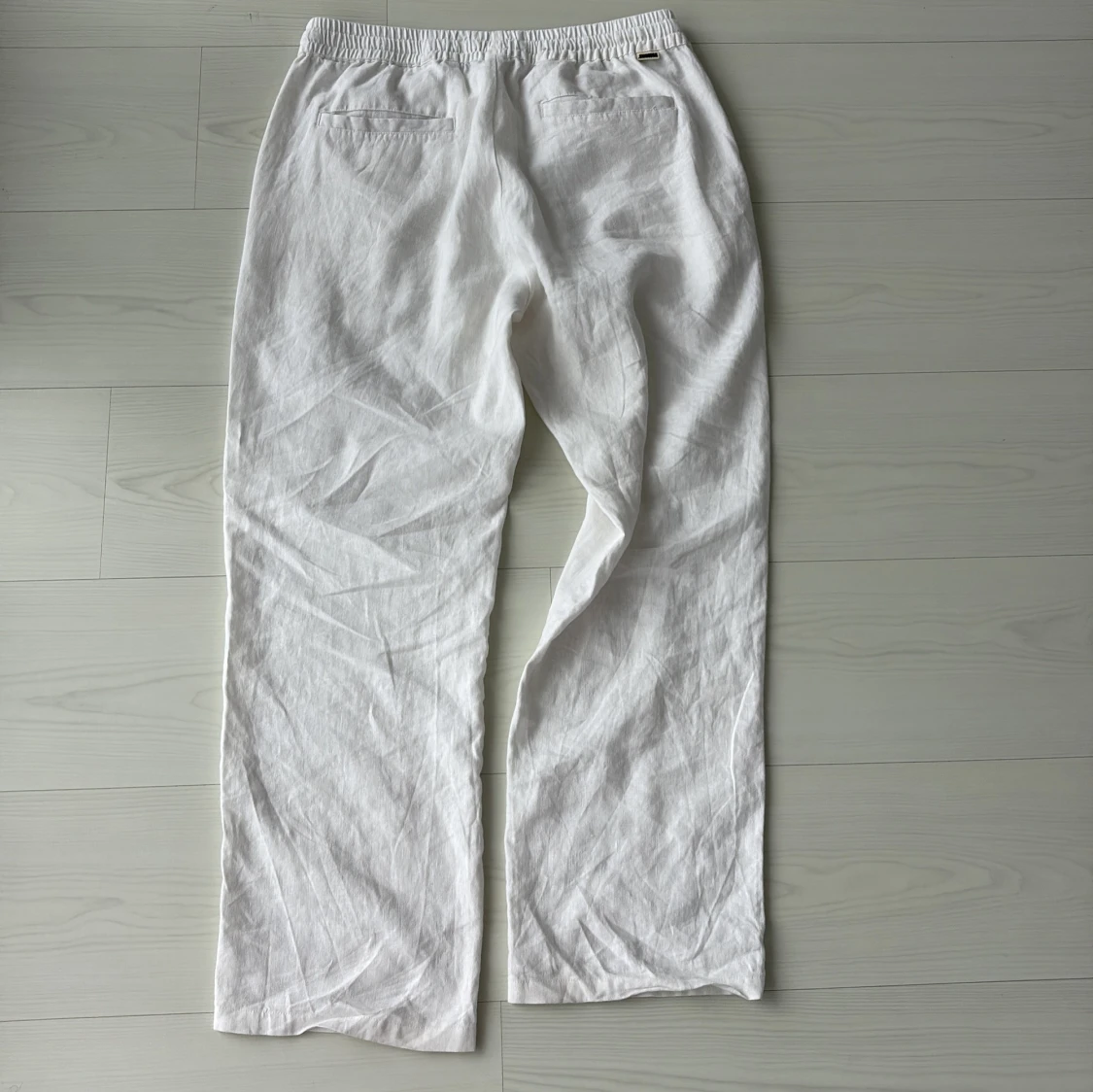 Woodbird linnebyxor vit - 4