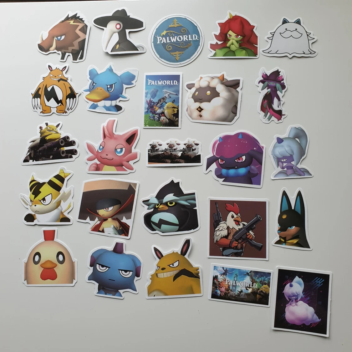 25st Palworld klistermärken/stickers  - 1