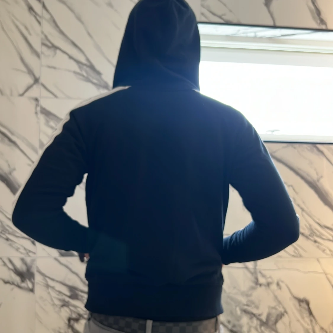 Svart hoodiejacka från GANT med logga - 2