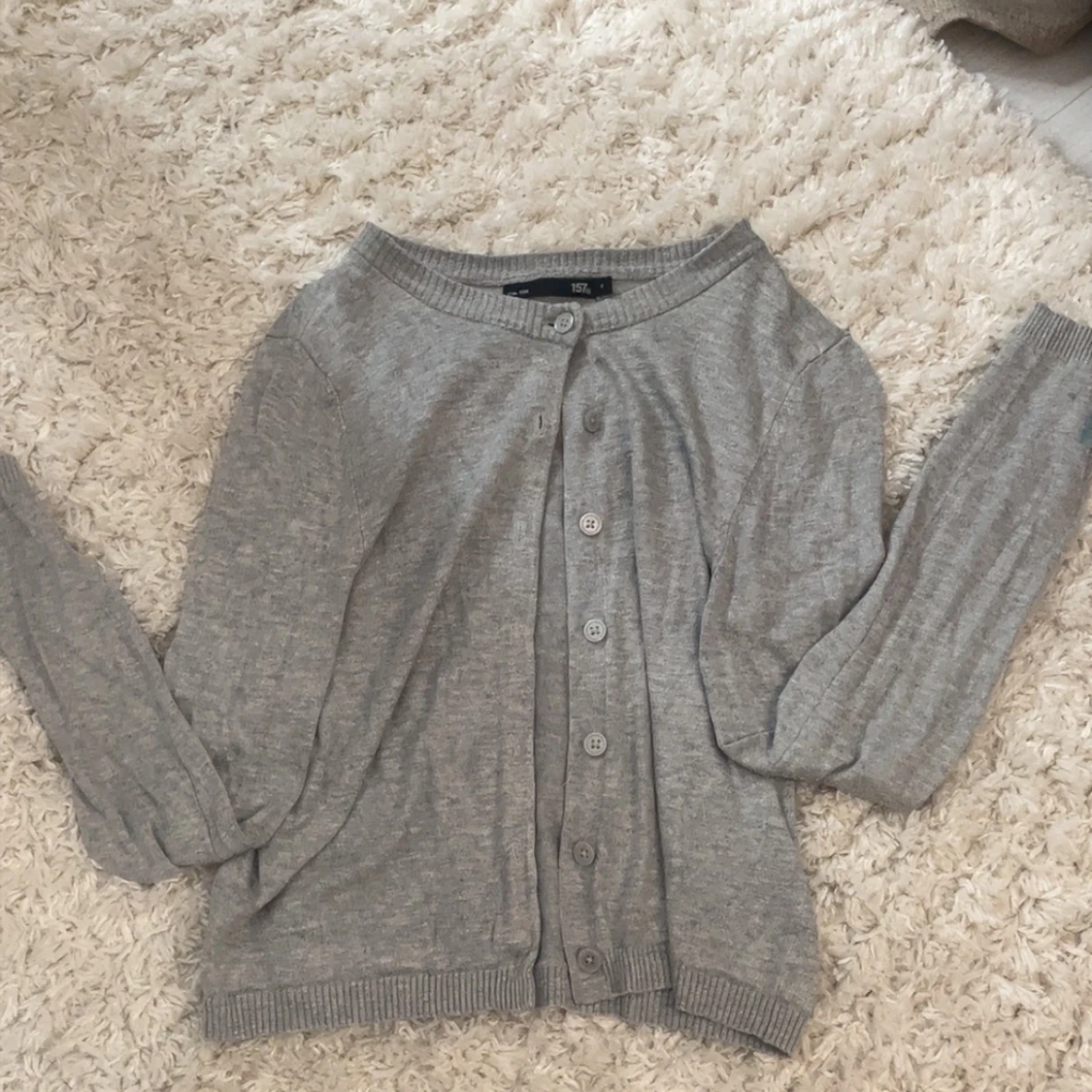 Grå kofta från 157, storlek S - 1