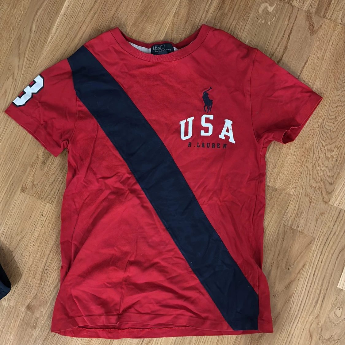 Röd Polo Ralph Lauren t-shirt USA