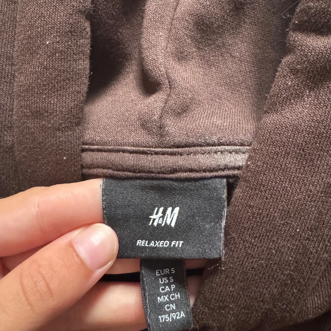 Brun hoodie från H&M Relaxed Fit - 2