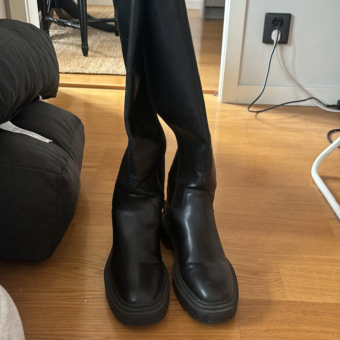 Svarta höga boots - 1