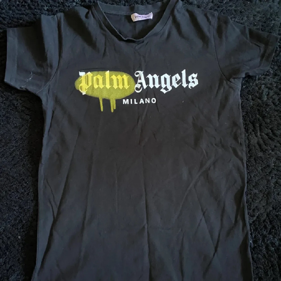 Svart Palm Angels t-shirt Milano