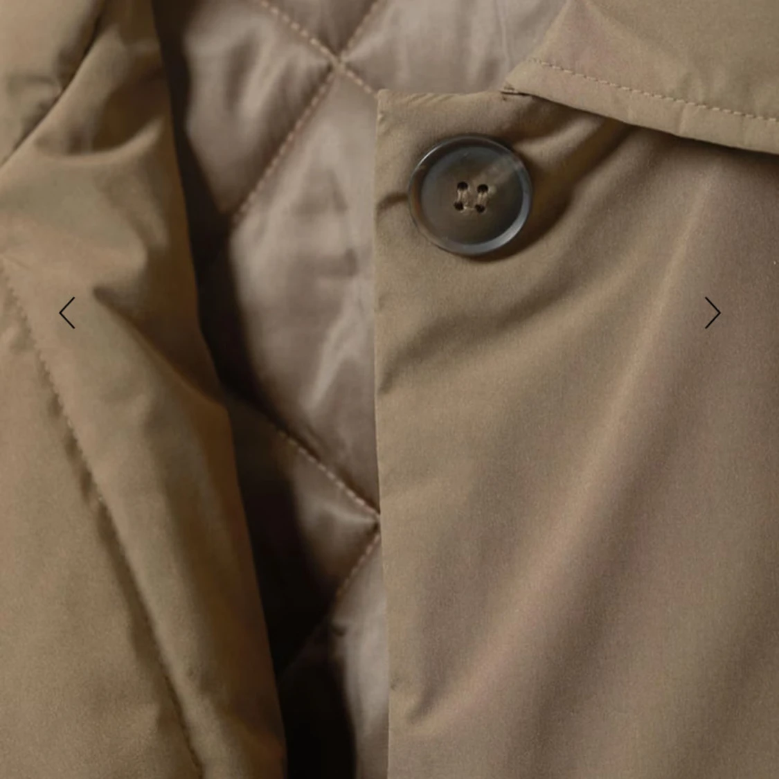 brun/mörkgrön  jacka med krage - 1