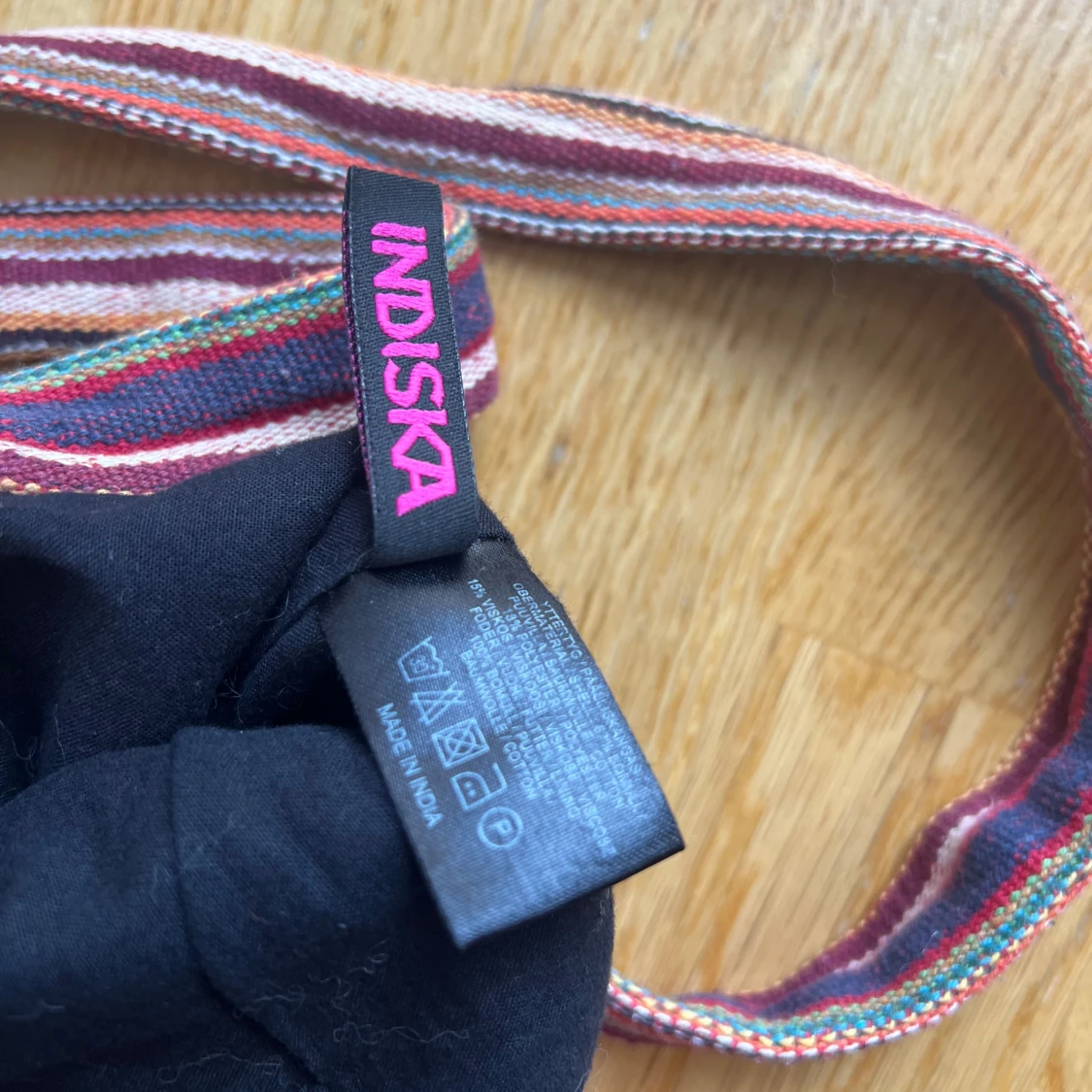 Randig tygväska från Indiska - 2