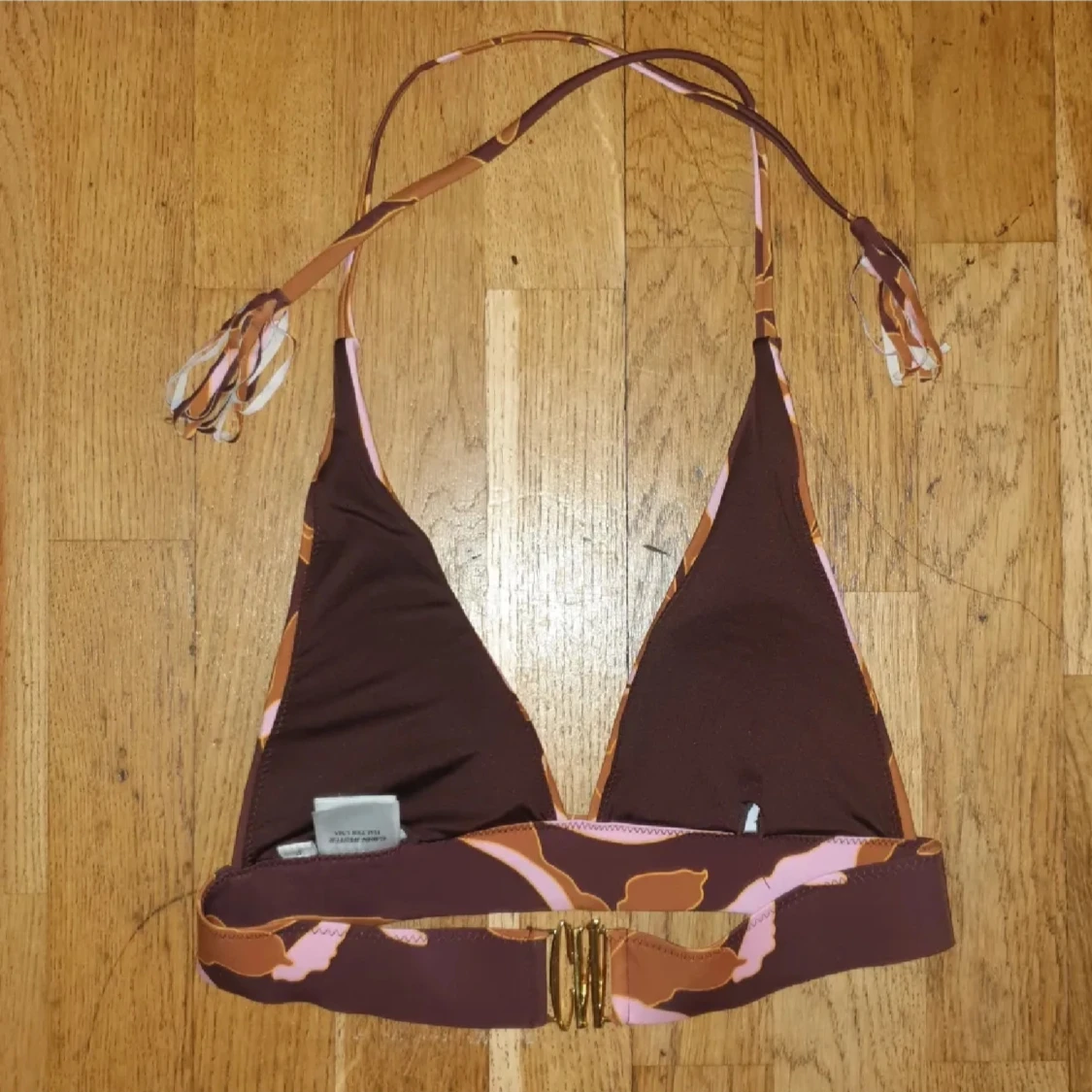Brun blommig bikini från Carin Wester - 2