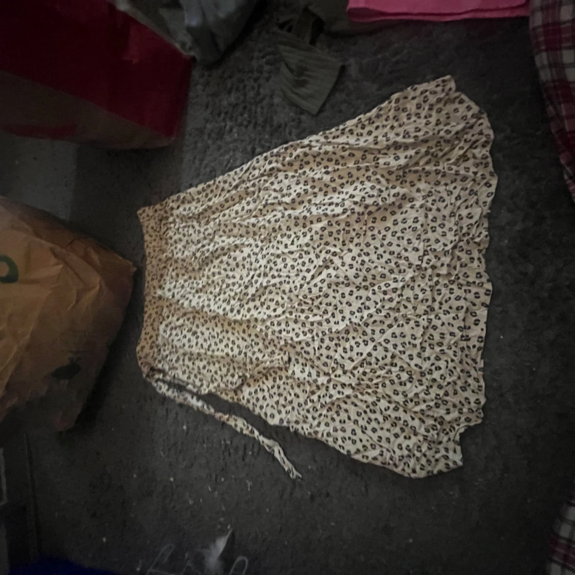 Leopardmönstrad mellan kjol  - 1