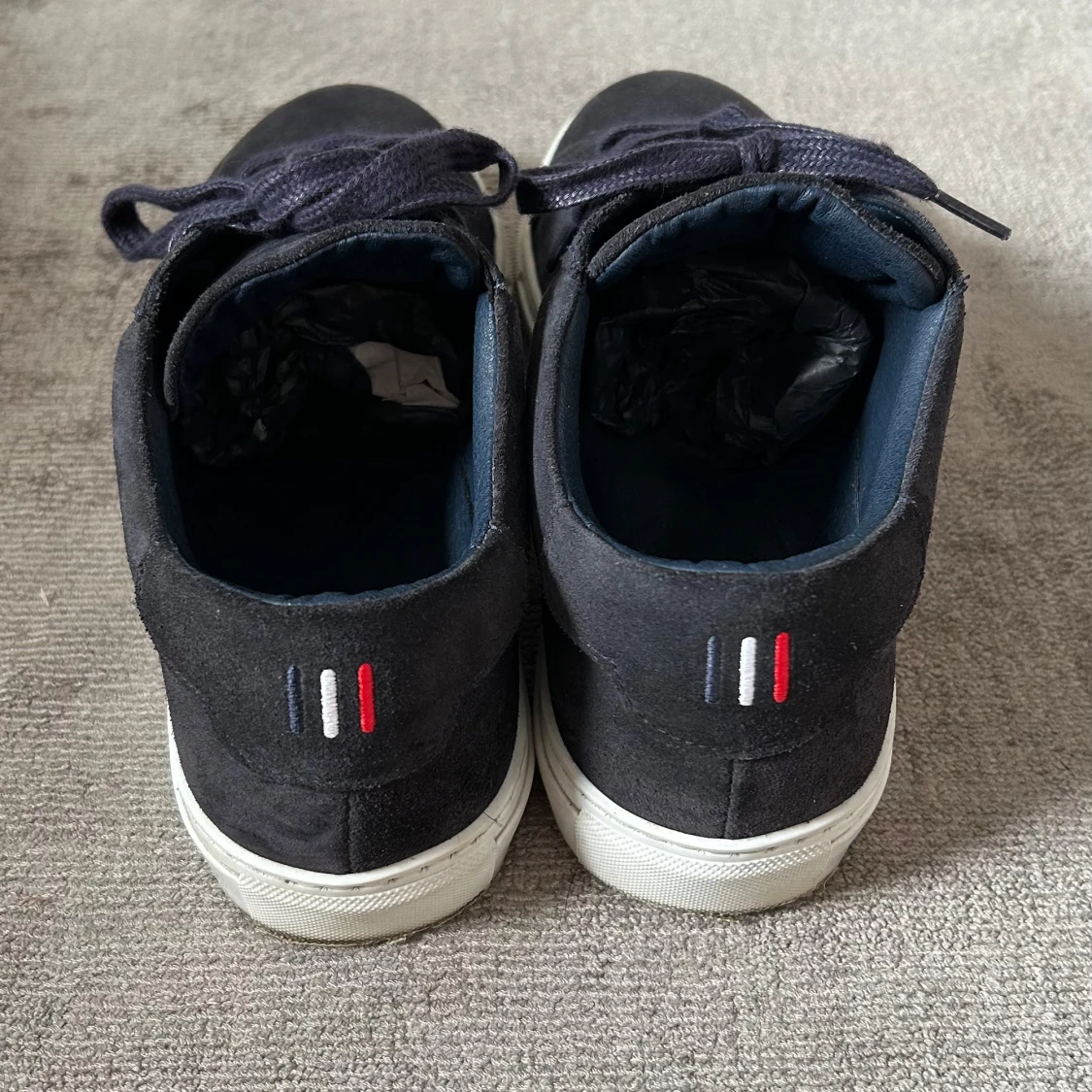 Mörkblåa mockaskor  - 2