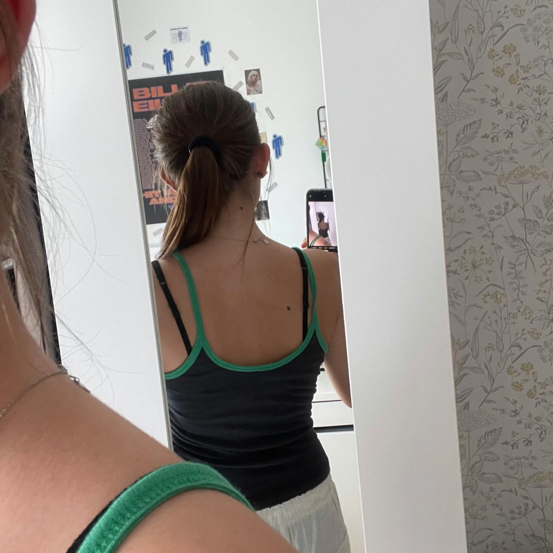 Mörkblått italia linne - 3