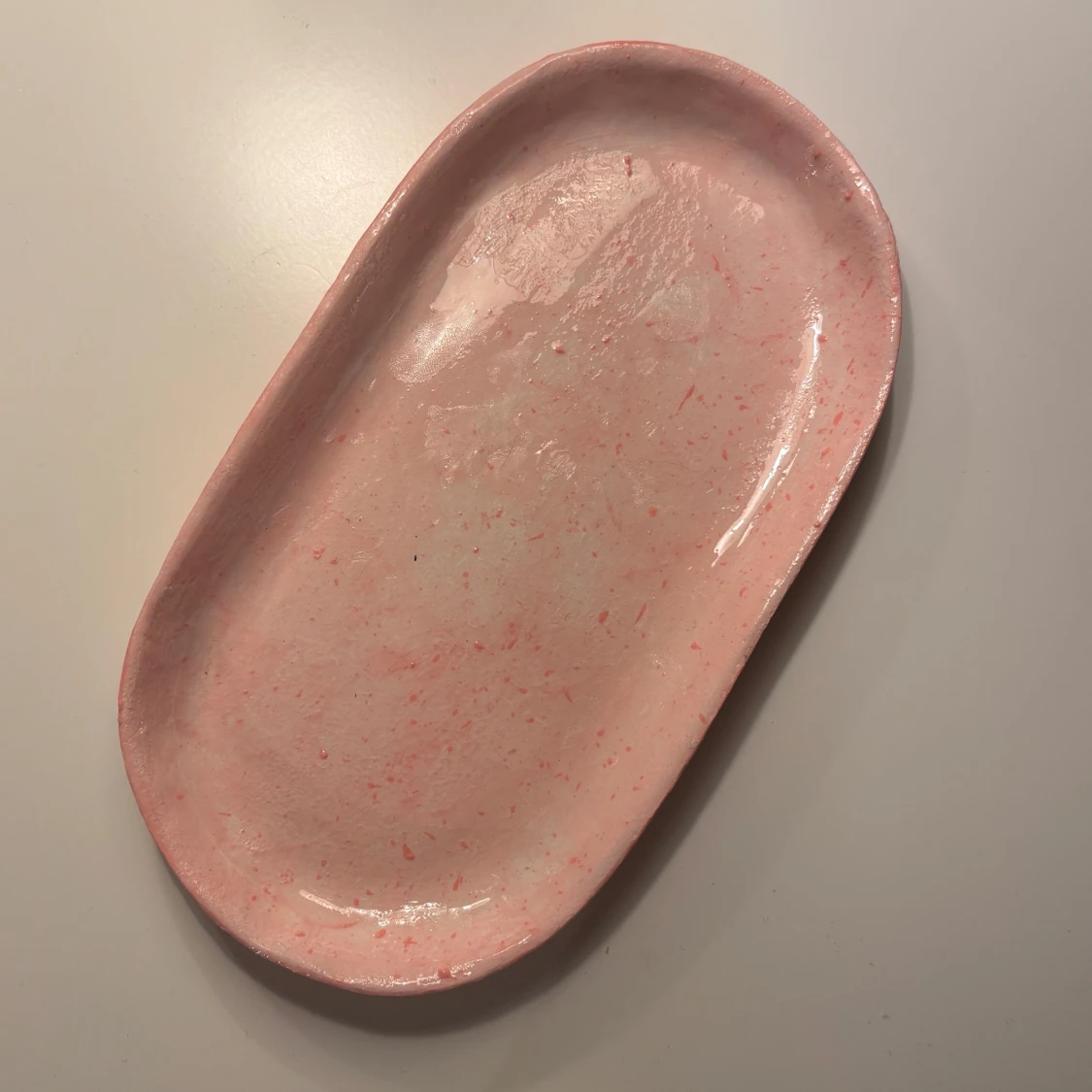 handgjord oval bricka  - 1