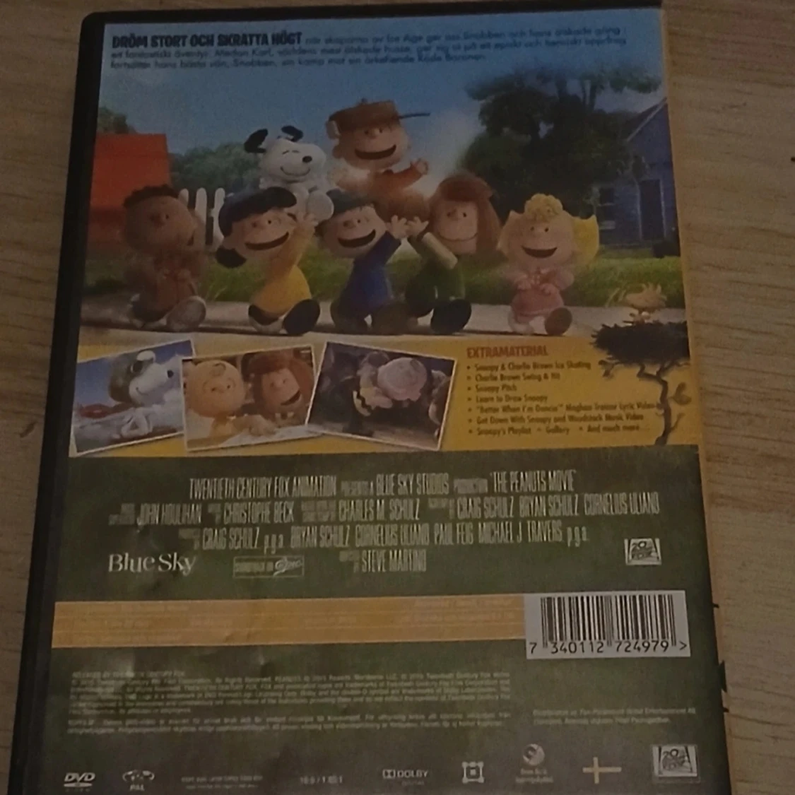 Snobben: The Peanuts Movie DVD, Svenskt tal - 3