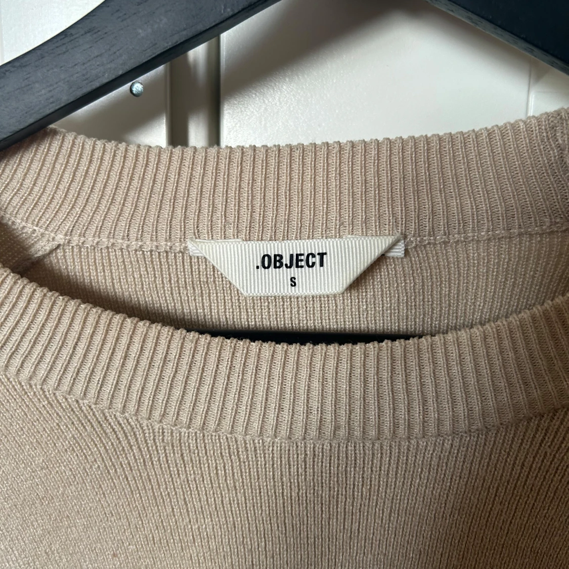 Beige och svart randig tröja från Object - 2