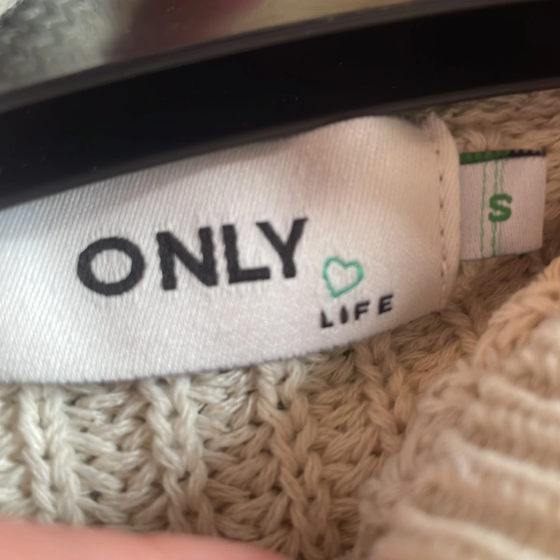 Randig stickad tröja från ONLY - 2