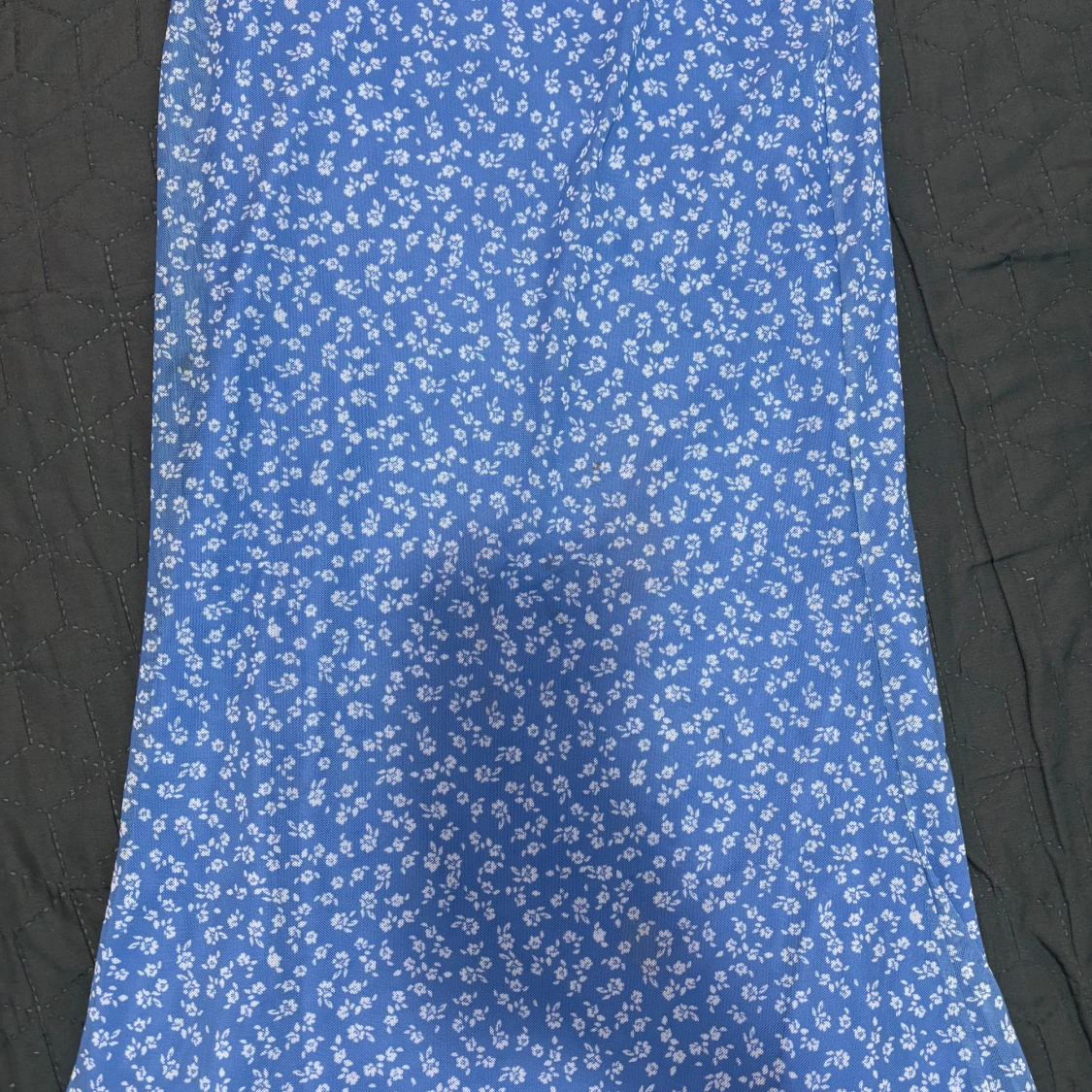 Blå blommig klänning från SHEIN - 1