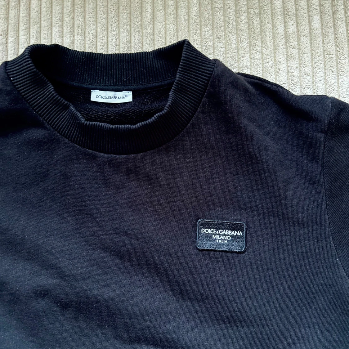 Svart sweatshirt från Dolce & Gabbana - 1