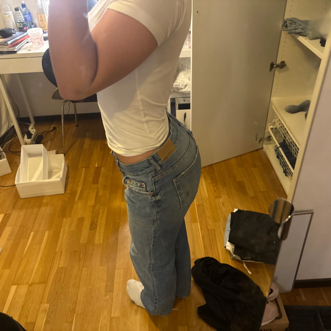 Blå jeans från gina trico  - 2