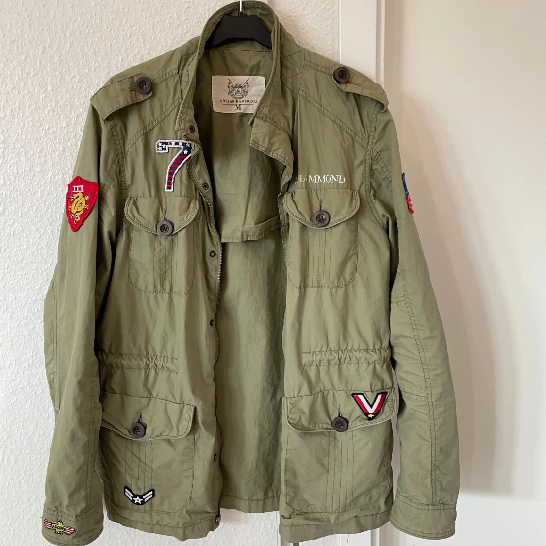 Olivgrön feild jacka 