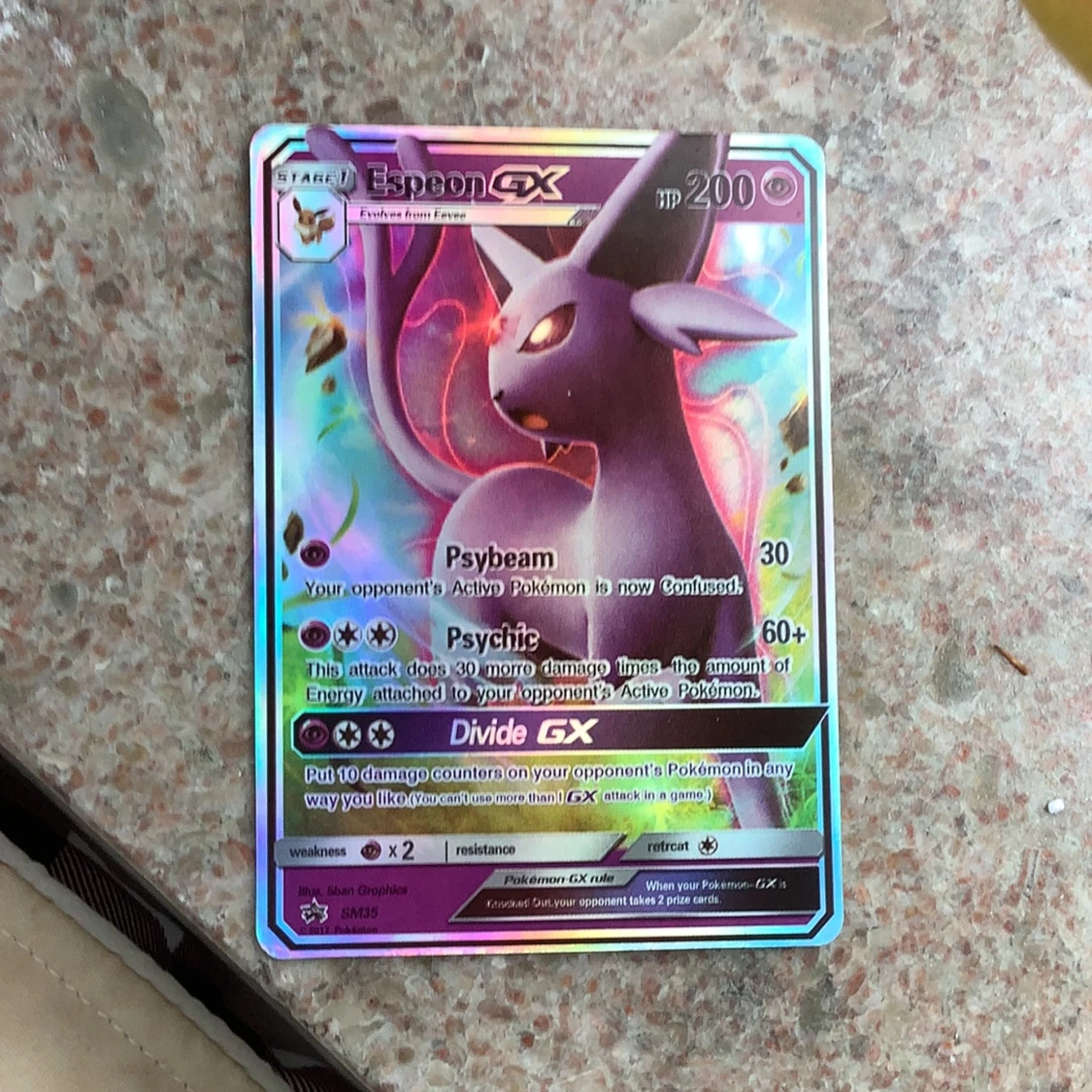 Pokémonkort Espeon GX
