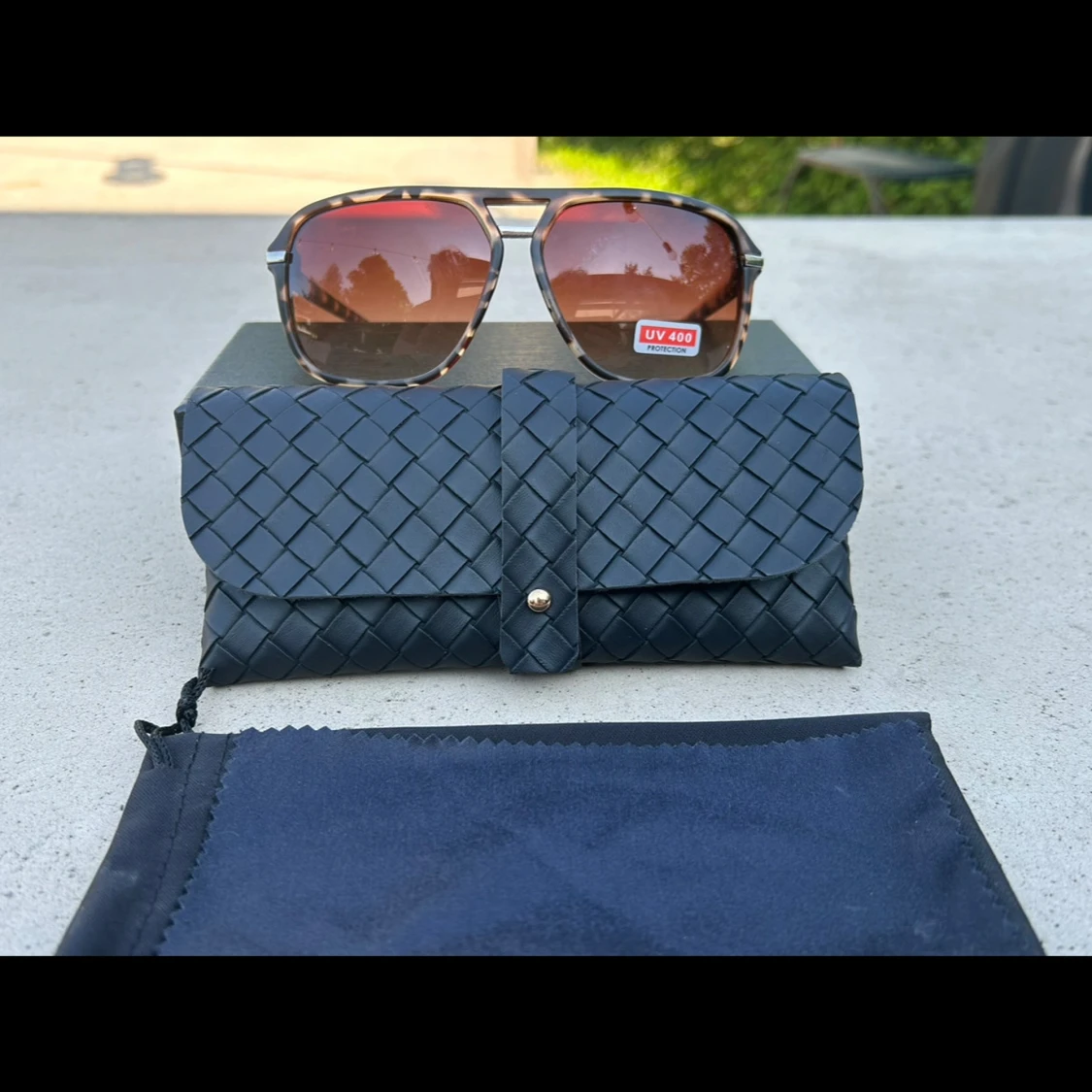 Leopardmönstrade solglasögon  - 2