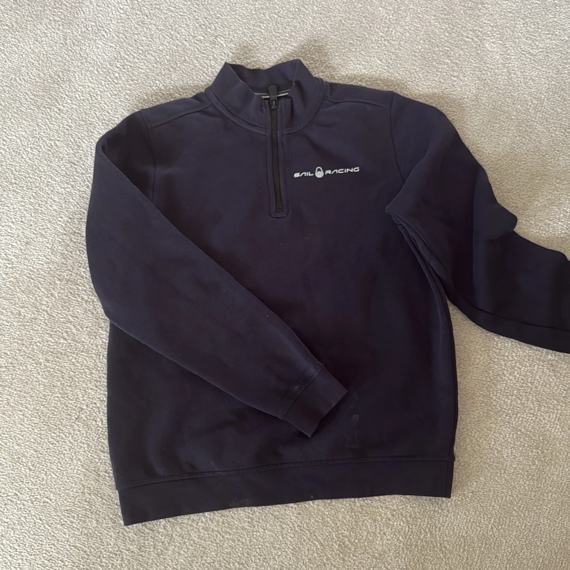 Mörkblå Sail Racing half zip tröja