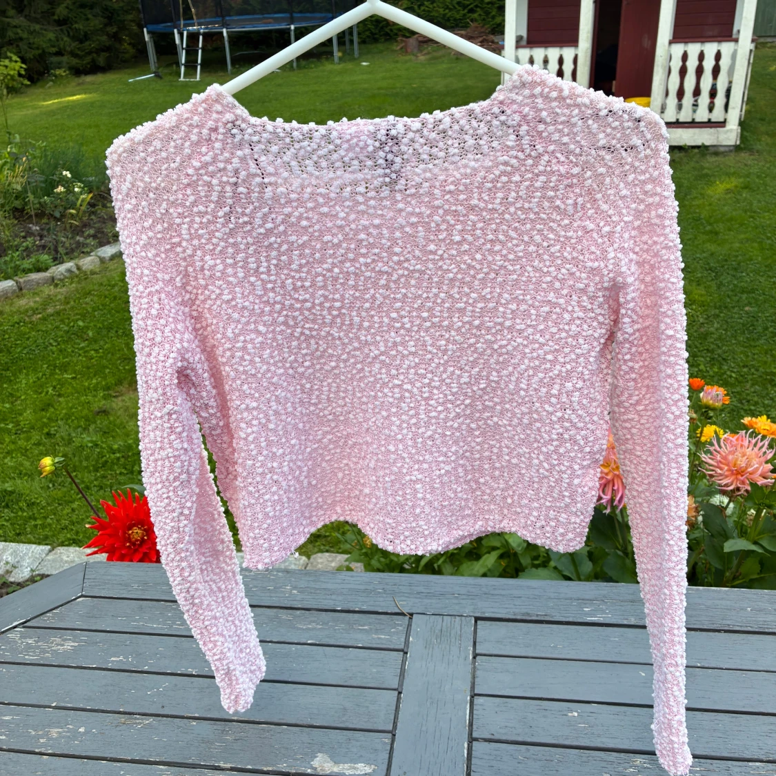 Rosa stickad tröja från H&M Divided - 1