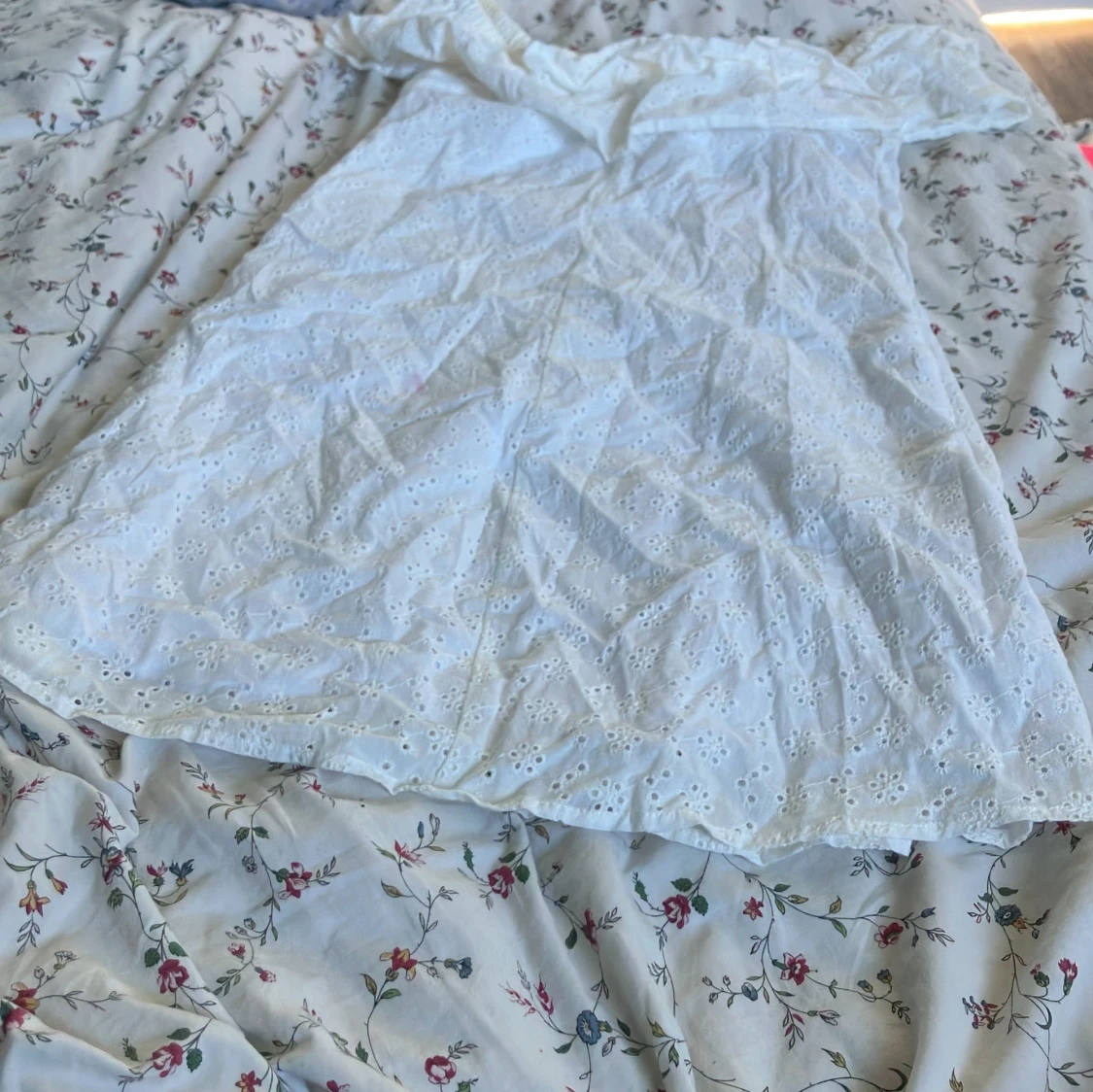 Vit offshoulder klänning H&M Divided - 1