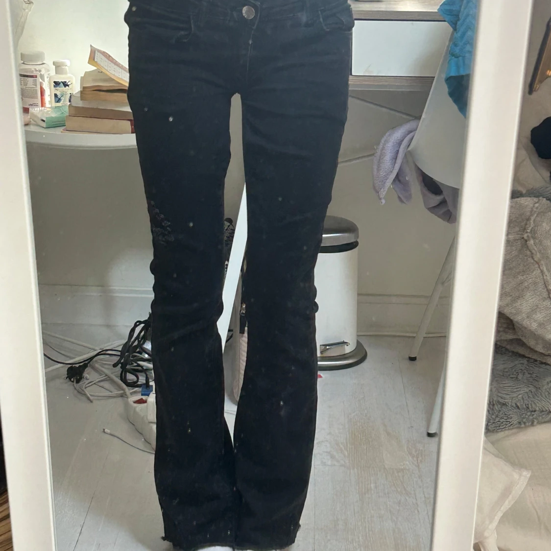 Lågmidjade jeans - 1