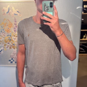 Grå t-shirt från Polo Ralph Lauren - Snygg grå t-shirt från Polo Ralph Lauren med klassisk rund hals och liten broderad logga på bröstet. Varan är i bra skick och även i strl L.