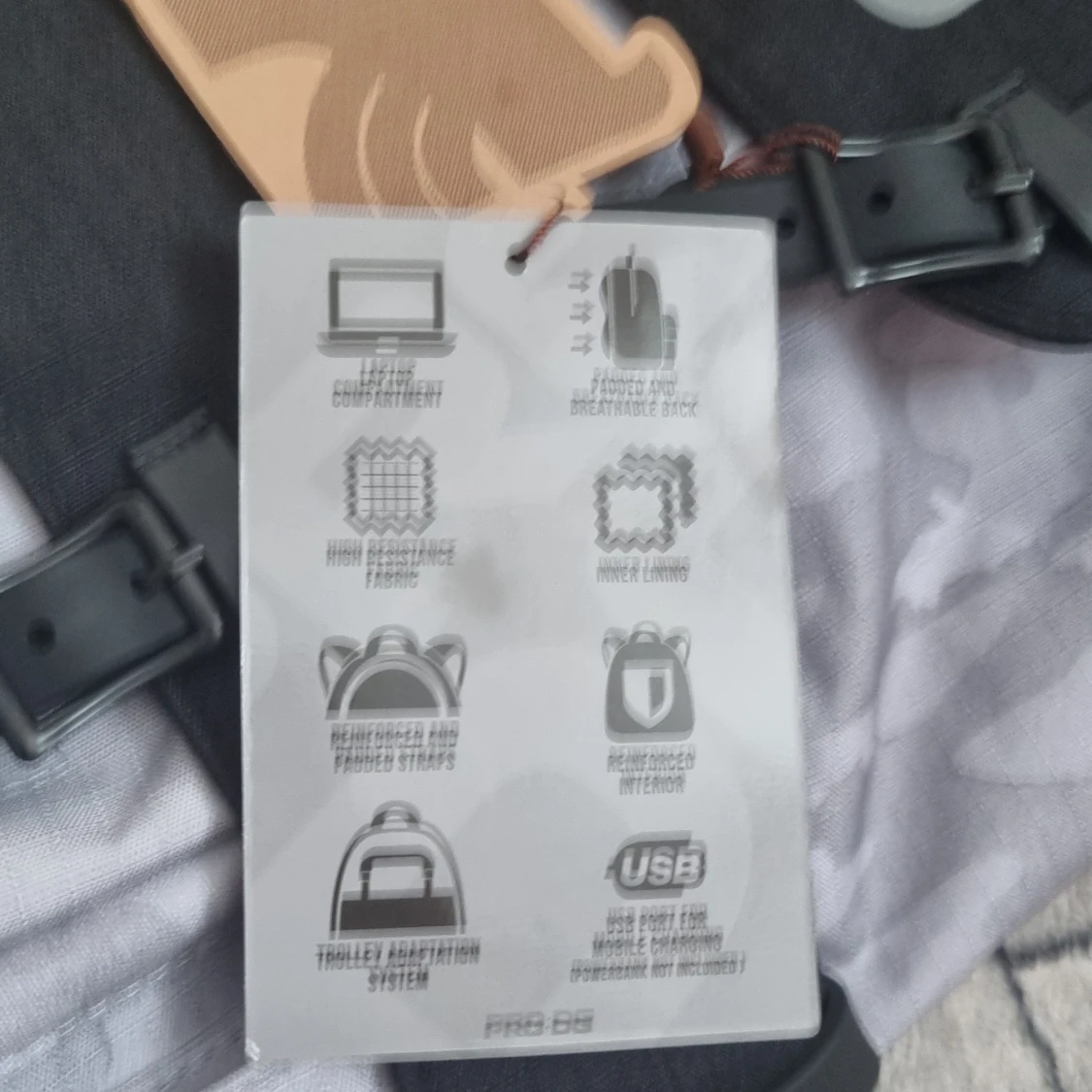 PRO DG ryggsäck med camomönster - 3