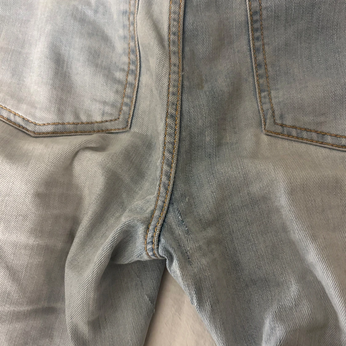 Ljusblå bootcut jeans - 4