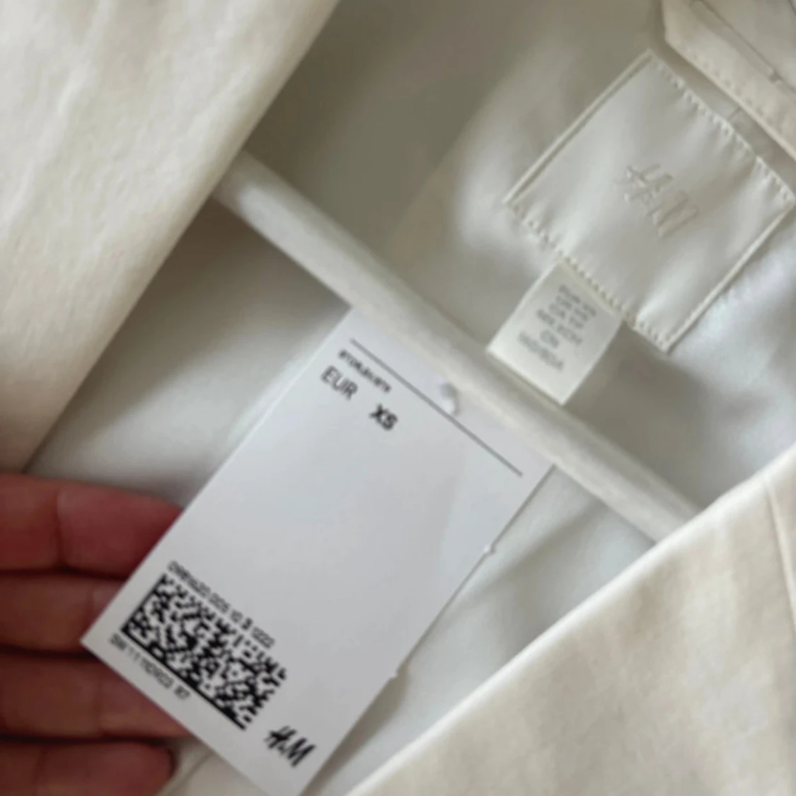 Vit kostymväst från H&M, XS - 1