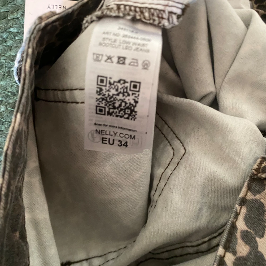 Leopardmönstrade bootcut jeans Nelly - 2