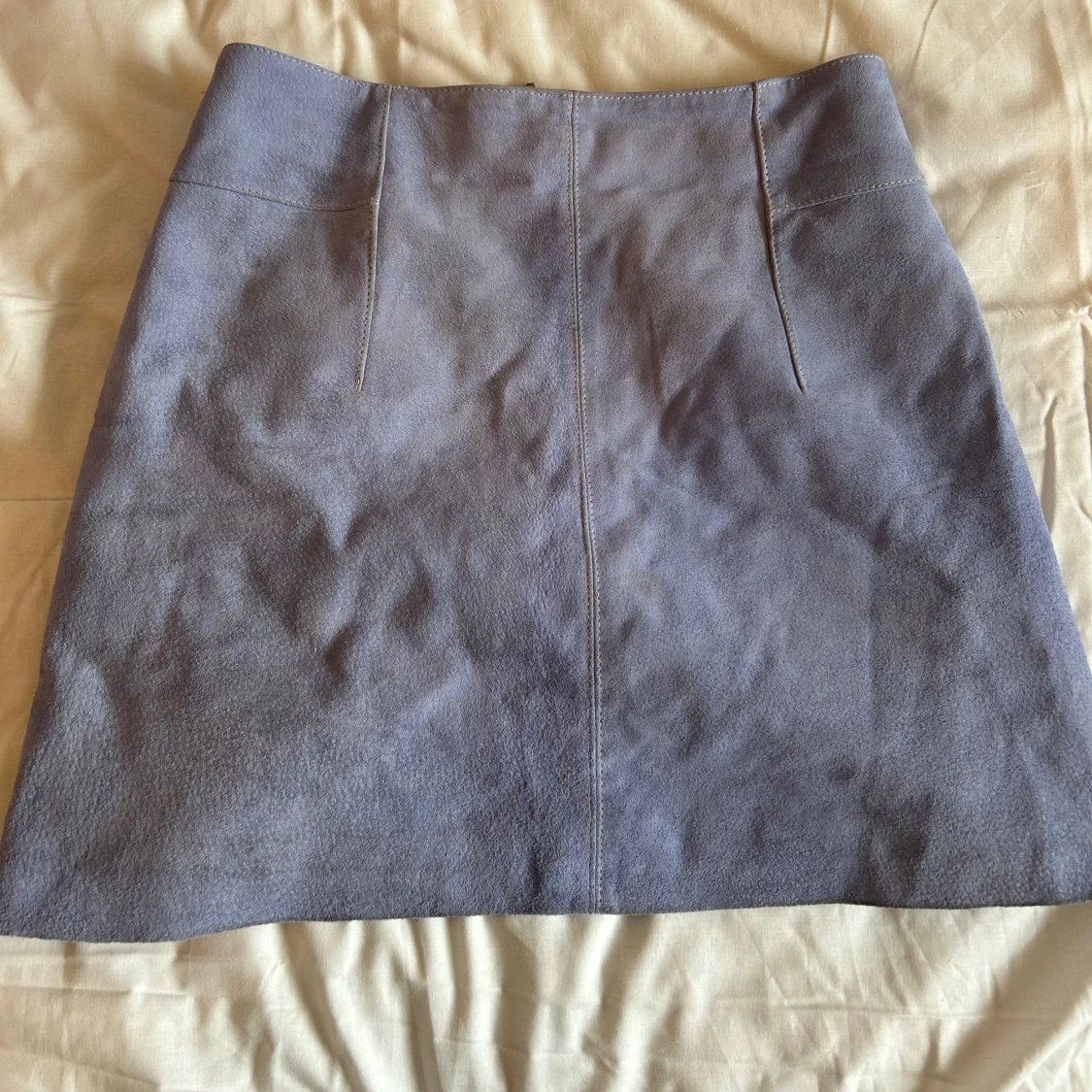 Ljuslila mockakjol med dragkedja - 3