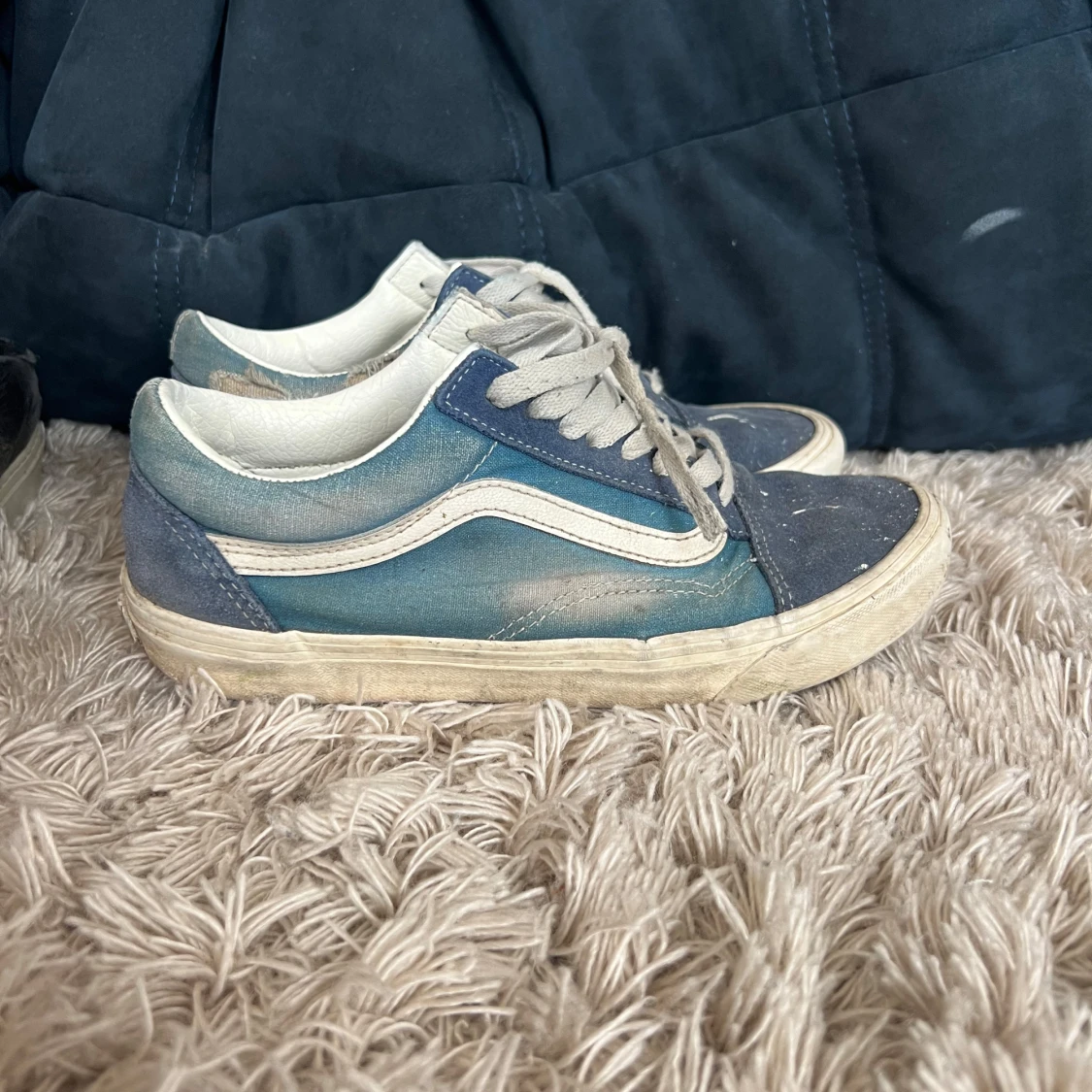 Blåa Vans Old Skool sneakers